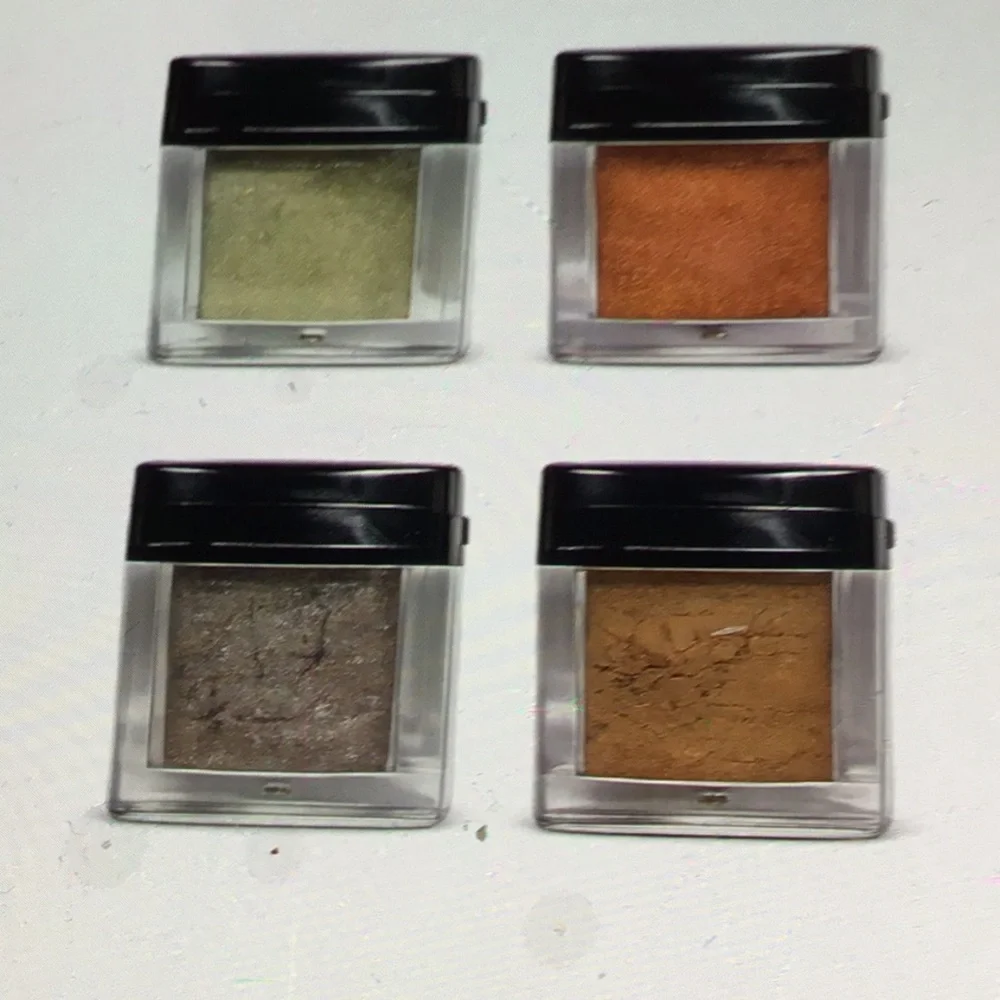 4 Eyeshadow airy minerals loose beauty bundle powder palette jars